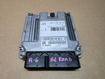 Бортовий комп'ютер двигуна audi 3.0 4f9910401e 0281014357 r1 фото №1