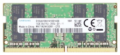 16GB 2666 SAMSUNG PC4-2666V 2Rx8 SE1-11 M471A2K43DB1-CTD PAMIĘĆ RAM