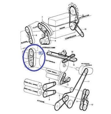 ПАНЕЛЬ ПОЛІКЛИНОВИЙ 80851791 NEW HOLLAND CNH