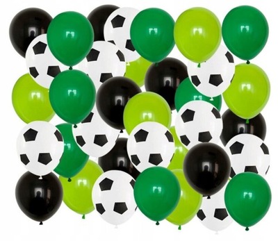 ZESTAW balonów lateksowych football piłka nożna