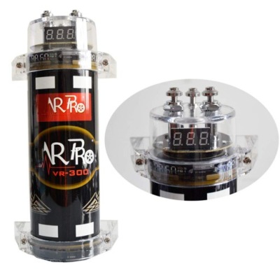 KONDENSATOR CAR AUDIO 3 FARAD DO WZMACNIACZA SAMOCHODOWEGO