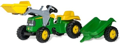 Rolly Toys Traktor Łyżka Przyczepa John Deere