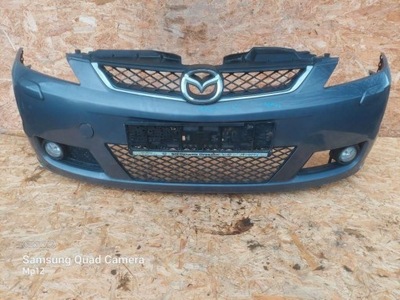Бампер перед передній kpl омивачі mazda 5 05-10 фото №1