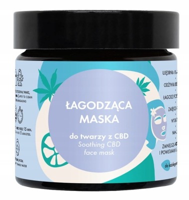 LULLALOVE MASKA DO TWARZY ŁAGODZĄCA Z CBD 60 ML.