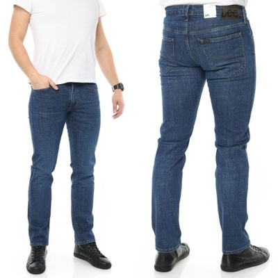 LEE DAREN ZIP spodnie męskie proste jeansy W28 L32