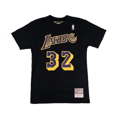 Koszulka Mitchell Ness NBA LA Lakers Name & Number Tee Magic Johnson - XL