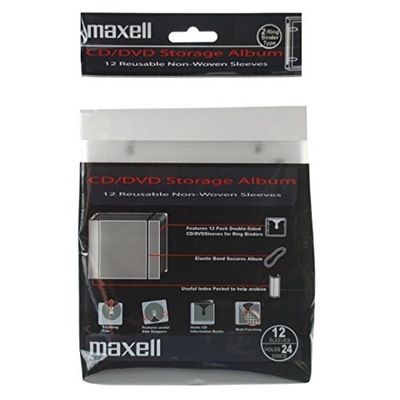 MAXELL ALBUM SEGREGATOR DO PŁYT CD DVD NA 24 PŁYTY