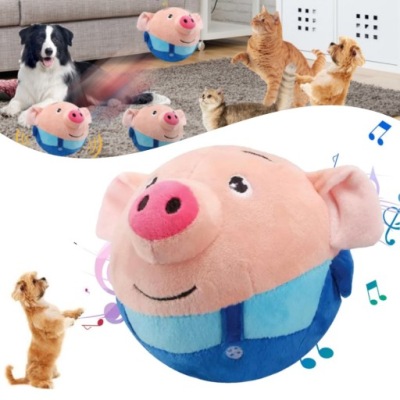 INTERAKTYWNA ZABAWKA DLA PSA ZABAWKA SPRĘŻYSTA WYDAJE DŹWIĘKI ŁADOWALNY