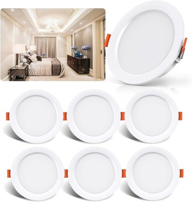 Zestaw 6 reflektorów LED 5W 4000K TAILCAS (568)