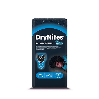 HUGGIES DRYNITES BOYS 8-15 LAT (27-57kg) 9 sztuk