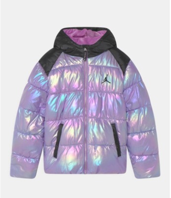 KURTKA JORDAN GLITTERED SHINE PUFFER JKT ROZM XL