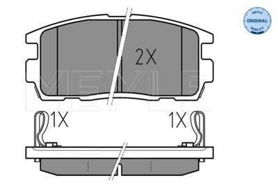 КОЛОДКИ HAM. OPEL T. ANTARA 06- Z ДАТЧИКОМ 0252449815/W MEYLE