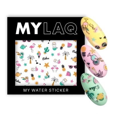 MYLAQ Naklejki Wodne My Summer Essentials Sticker