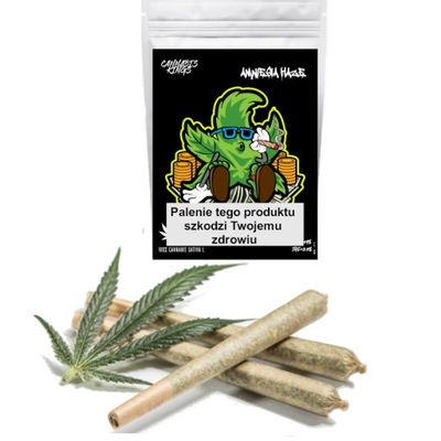 10x Joint AMNESIA HAZE 49% Susz Konopny CBD MOC Gotowe Jointy Skręt