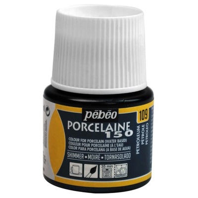 Farba do porcelany Porcelaine - Shimmer Petroleum