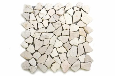 Mozaika naturalny MARMUR siatka 1 m²