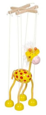 Drewniana Marionetka na sznureczkach Żyrafa Goki