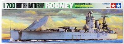 Tamiya 77502 Rodney British Battleship Ship 1/700