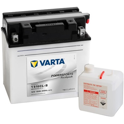 AKUMULIATORIUS MOTOCIKLINIS VARTA YB16CL-B 19AH 240A 