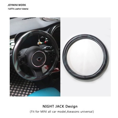 38CM LEATHER CAR STEERING WHEEL COVER FOR MINI COO  