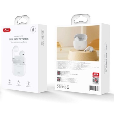 XO słuchawki Bluetooth X33 TWS białe