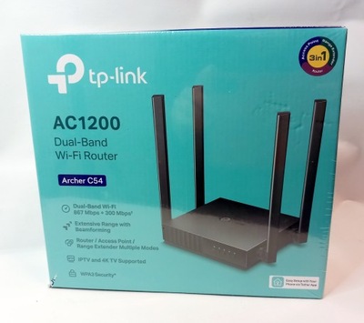 Router TP-Link Archer C54 802.11ac (Wi-Fi 5), 802.11n (Wi-Fi 4)