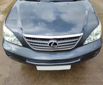 Капот + решётка радиатора + петли 1e0 lexus rx 2 rx400 h фото №1