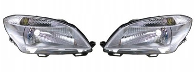 Фара лампа перед skoda roomster 10- комплект фото №1