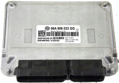 КОМПЮТЕР ECU VW 06A906033GG 5WP40349 04 IMMO ВЫКЛЮЧЕН фото