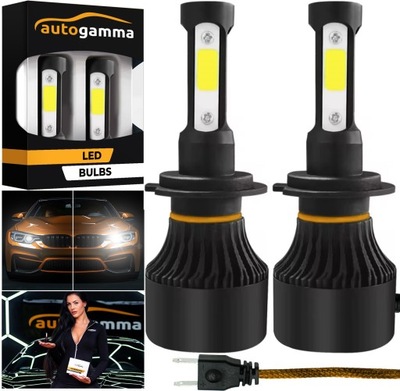 LUCES DIODO LUMINOSO DIODO LUMINOSO LED H7 POTENTE JUEGO 18000 LM 6000K DIODO LUMINOSO DIODO LUMINOSO LED 1:1 80W CANBUS +1000%  