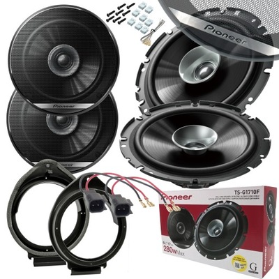 PIONEER ALTAVOCES + DISTANCIAS PARA OPEL ASTRA J K INSIGNIA ADAM MERIVA  