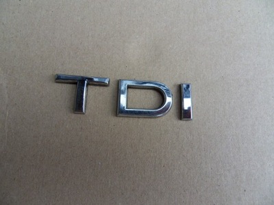 EMBLEMA INSCRIPCIÓN TDI DE TAPA DE MALETERO AUDI A3 8P0  