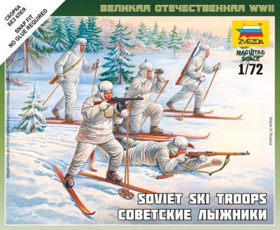 Zvezda 6199 1:72 SOVIET SKI TROOPS