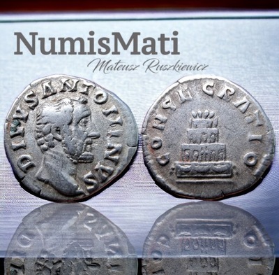 NumisMATI WS760 Denar Antoninus Pius 131-161, srebro, 3.5g/18mm