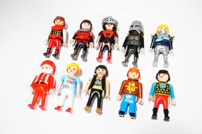 10szt. Figurki Ludziki Playmobil Seria Retro