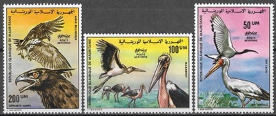 Mauretania - fauna,ptaki** (1976) SW 547-549