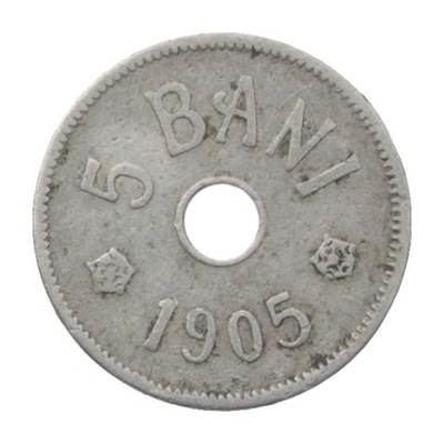 [M10861] Rumunia 5 bani 1905