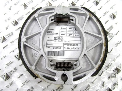 ORIGINAL ZAPATAS DE TAMBOR DE FRENADO PIAGGIO LIBERTY 150 HEXAGON SKIPPER BEBEN 140  