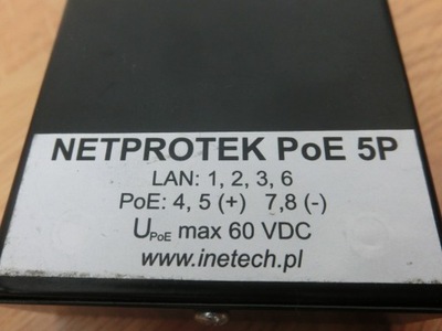 Moduł PoE Netprotektor z ochroną sieci LAN