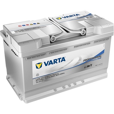 VARTA PROFESSIONAL AGM LA80 80Ah 800A