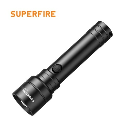 SUPERFIRE МОЩНАЯ ФОНАРИК TAKTYCZNA AKUMULATOROWA WYTRZYMAŁA ZOOM USB 1100LM