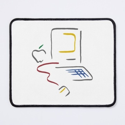 Podkładka pod mysz Grafika Apple Macintosh Vintag