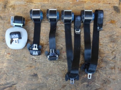 Vw sharan seat alhambra 7n ремни задняя задние правый левый ii iii ряд комплект фото №1