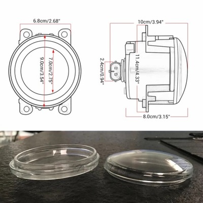 PARA MITSUBISHI L200 OUTLANDER PAJERO COLT TRITON ASX LUZ FAROS ANTINIEBLA  