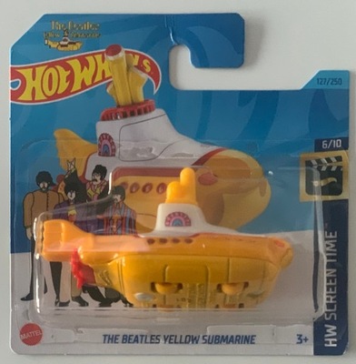 HOT WHEELS THE BEATLES YELLOW SUBMARINE