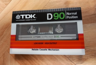 TDK D 90 KASETA MAGNETOFONOWA