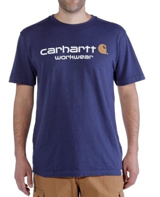 Koszulka Carhartt Core Logo granatowa rozm. XL