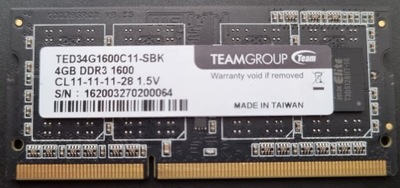 Team Group (2x4GB) 8GB DDR3 1600MHza