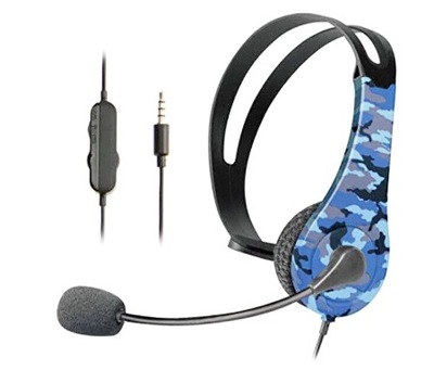 iMW Słuchawki przewodowe moro z mikrofonem do PS4