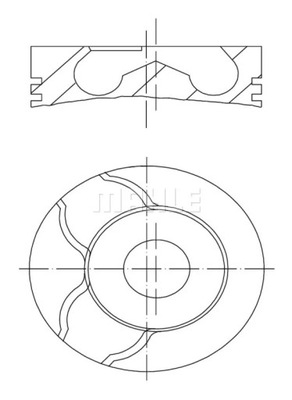 KARTOTEKA /MAHLE/ VOLVO 038 37 00 MAHLE ORIGINAL